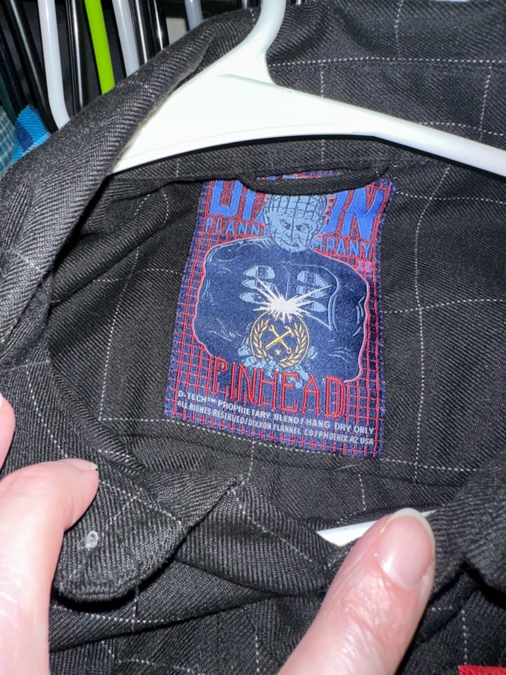 DIXXON Black Windowpane Flannel - Picture 2 of 15